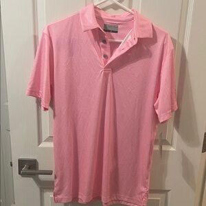 PGA Tour Light Pink Polo Shirt